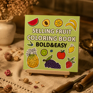 Nouveauté, prix de gros, cahier de <span class=keywords><strong>coloriage</strong></span> sur le thème des <span class=keywords><strong>fruits</strong></span>, 40 pages, jouets de dessin pour enfants - Product Image 6