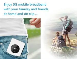 2023 Новый 5g Мобильный Карманный модем 5g беспроводной Wi-Fi точка доступа маршрутизатор с слотом для Sim-карты