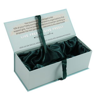 Scatola Magnetica in Lino Personalizzata per Parrucche, Inviti di Nozze e Confezioni Regalo Fotografiche - Product Image 3