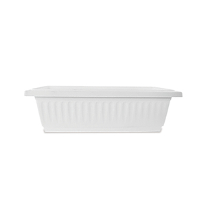 Jardinière rectangulaire moderne en plastique, pot de fleurs, balcon extérieur, jardin, polyvalent, suspendu, vintage, style romain, léger, durable - Product Image 1
