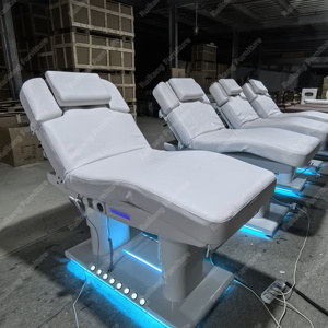 Một Nút Nâng Thông Minh Hệ Thống Sưởi Ấm Vàng Đôi Cột Môi Trường Xung Quanh Ánh Sáng Cơ Sở Mặt Giường Điều Trị Spa Massage Bảng - Product Image 4