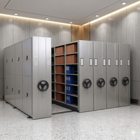 Système d'étagères mobiles manuel, armoire de rangement de fichiers de bureau, étagères compactes, étagères d'archives denses