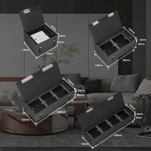 ZDR-130B Pop-up Electrical Floor Socket Plate Under Embedded Pop-up Electrical Floor Socket Plate Under Embedded