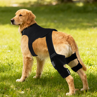 Attelle de genou pour chien de compagnie en gros, pour déchirure du ligament croisé antérieur, jambe arrière, respirante, attelle de récupération pour genou, soutien pour les pattes arrière, manchon pour pattes arrière