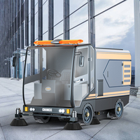 Barredora de Calles U220C, Máquina de Limpieza Automática Industrial para Carreteras y Pisos, en Venta