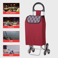 Vente en gros d'usine de caddie pliable, sac de caddie, chariot à provisions