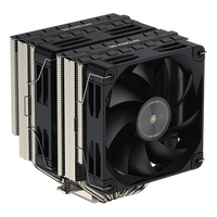 COOLLEO Etian P60TP V3 Due Tower 6 caloducs, radiateur CPU haut de gamme pour PC, refroidisseur d'air pour CPU, refroidissement CPU, LGA115X/1200/1700/1851AMD AM4/5