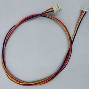 定制多色线束，带白色塑料公母连接器，用于控制板信号互连 - Product Image 5