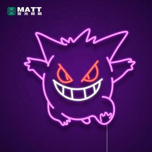 Nouveauté : Néons LED en silicone personnalisés Pikachu Pokémon pour dropshipping, DC12V, mignons, pour décoration de fête, salle de jeux, publicité, intensité réglable - Product Image 2