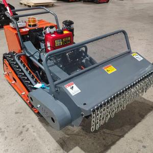 Nouvelle Tondeuse à Gazon Télécommandée Sans Fil 2026 avec <span class=keywords><strong>Moteur</strong></span> <span class=keywords><strong>Loncin</strong></span> 800/1000mm, Faucheuse à Fléaux à Rayon de Braquage Zéro, Certifiée CE EPA, En Stock, Livraison Rapide - Product Image 4