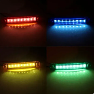 12V 24V étanche <span class=keywords><strong>LED</strong></span> feux <span class=keywords><strong>de</strong></span> <span class=keywords><strong>position</strong></span> latéraux feux <span class=keywords><strong>de</strong></span> <span class=keywords><strong>position</strong></span> avant arrière pour Van camion camion remorque 12 SMD avant côté nouveau - Product Image 4