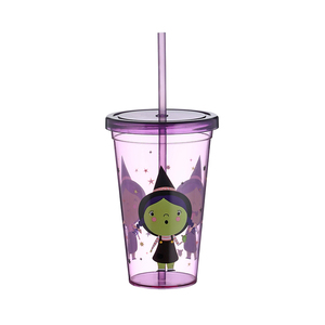 Vaso de Plástico Reutilizable de 700 ml con Pajita y Tapa, Diseño de Dibujos Animados, Personalizable por Sublimación, Popular entre los Niños, 24 oz - Product Image 6