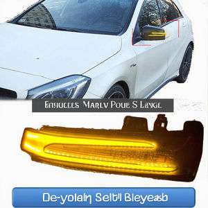 <span class=keywords><strong>Clignotant</strong></span> LED <span class=keywords><strong>dynamique</strong></span> automatique pour rétroviseur latéral 12V 1994-2016 pour les classes W204 CLA B C E S GLA GLK CLS - Product Image 4