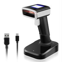 Jingxin USB COMS Escáner de código de barras Pistola de escaneo rápido Lector de código QR para inventario de tienda de supermercado