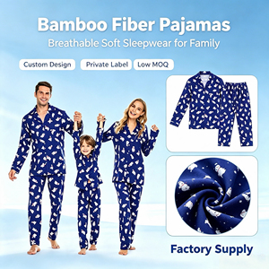 Vêtements assortis pour la famille, tenues de soirée pour bébés filles et garçons, ensemble mère-père - Respirant, style Europe-Amérique, <span class=keywords><strong>pyjama</strong></span> de Noël - Product Image 2