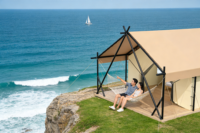 Tente de safari de luxe quatre saisons de la série Neptune |   Hébergement de glamping haut de gamme double couche résistant au vent (80 km/h) (5x7m)