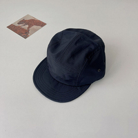 Casquette OEM en coton de haute qualité avec logo brodé non structuré 5 panneaux à profil bas Casquette de papa à visière personnalisée