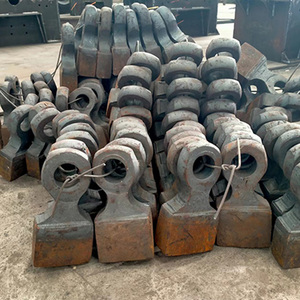 Cabezales de trituradora pequeños duraderos en uso, piezas de hierro fundido de alta dureza, bloque de golpeo 180, cabezal de martillo mini - Product Image 2