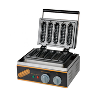Offre Spéciale Durable 5 Bâtons Gaufrier Fabricant Commercial Réglable Contrôle de Température Gaufrier Antiadhésif de Chine