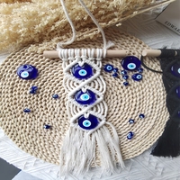 Fait à la main turc bleu mauvais œil suspendu voiture charme ornement accessoire perles bénédictions Protection décoration murale pour la décoration de la maison