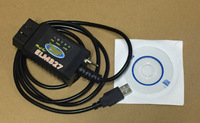 Câble d'analyseur de moteur USB ELM327 avec interface de commutateur et document de fonctionnement CH340 + 25K80 Red Board