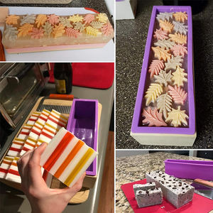 Molde <span class=keywords><strong>de</strong></span> jabón <span class=keywords><strong>para</strong></span> pan <span class=keywords><strong>de</strong></span> 42oz, molde Rectangular <span class=keywords><strong>de</strong></span> silicona DIY con caja <span class=keywords><strong>de</strong></span> madera, <span class=keywords><strong>Kit</strong></span> <span class=keywords><strong>de</strong></span> jabón, herramientas - Product Image 4