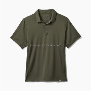 Polo en polyester à logo personnalisé, coupe ajustée, sensation <span class=keywords><strong>de</strong></span> fraîcheur, manches courtes, évacuation <span class=keywords><strong>de</strong></span> l'humidité, t-shirts <span class=keywords><strong>de</strong></span> performance, polo tactique - Product Image 3
