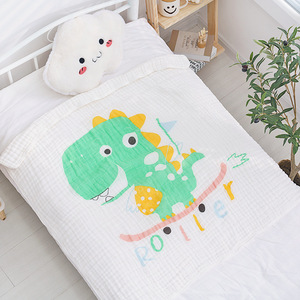 Couverture de réception d'hôpital en mousseline 9 plis 6 couches moelleux personnalisé ensembles de couvre-<span class=keywords><strong>lit</strong></span> doux pour bébé pour nouveau-nés literie pour enfants - Product Image 2