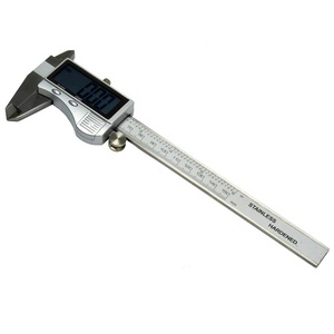 Calibrador Digital Electrónico, Conversión de Pulgadas a Métrico y Fracciones, 0-6 Pulgadas, <span class=keywords><strong>150</strong></span> <span class=keywords><strong>mm</strong></span>, Cuerpo de Acero Inoxidable, Pantalla LCD Extra Grande - Product Image 4