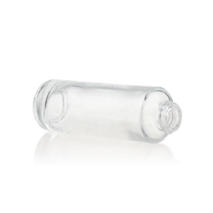 ODM Rui Gói Hot OEM 30Ml Trong Suốt Vai Phẳng Mỹ Phẩm Chai Thủy Tinh Với Điều Trị Màu Đen Bơm Và Hơn <span class=keywords><strong>Cap</strong></span> - Product Image 2