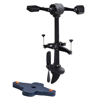 Accessoire de kayak à pédales en spirale en plastique pour kayak et bateau de pêche, poids brut de 45 kg, composants en mousse vendus séparément