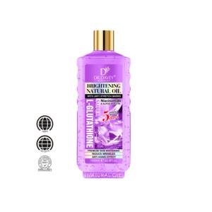 DR.DAVEY Huile naturelle éclaircissante et blanchissante avec de la niacinamide et du glutathion, <span class=keywords><strong>anti</strong></span>-âge, <span class=keywords><strong>anti</strong></span>-vergetures, hydratant corporel 1000 ml - Product Image 1