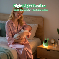 5 pouces Audio bidirectionnel sans fil Wifi double caméra bébé moniteur avec Vision nocturne rappel d'alimentation de cri 2.4ghz application mobile prise en charge