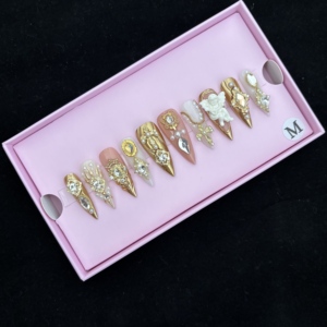 Venta Directa de Fábrica de 10 Uds./Caja de Uñas Postizas Hechas a Mano de Alta Calidad con Diseño de Uñas Largas con Cajas - Product Image 5