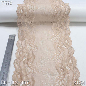 Thiết kế mới đồ lót căng Tulle đàn hồi hoa ren <span class=keywords><strong>TRIM</strong></span> cho ăn mặc mềm Nude hoa ren - Product Image 3