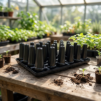 Plateau de semis pour fraises X16, en plastique écologique, épais, durable, 24 cellules, PS, pour la propagation des graines, jardin, fruits, forêt, pépinière profonde