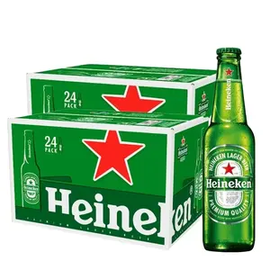 Heineken di alta qualità birra di grandi dimensioni 330ml x24 bottiglie Count Heineken birra 5% ABV all'ingrosso/prezzo all'ingrosso