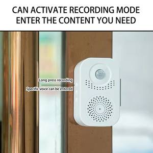 Altavoz con Inducción Infrarroja y Recordatorio por Voz, Reproductor de Audio MP3 Antirrobo, Avisador de Bienvenida con Voz, Grabador de Mensajes - Product Image 2