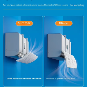 Climatiseur <span class=keywords><strong>mural</strong></span> ABS avec <span class=keywords><strong>déflecteur</strong></span> de vent à installation facile pour une utilisation au bureau à domicile - Product Image 4