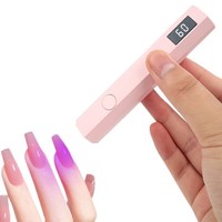ZHI JIA Nouvelle Lampe UV Professionnelle Rechargeable pour Séchage de Vernis à Ongles, Mini Lampe UV LED Portable