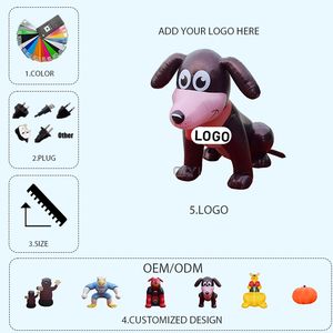 Perro Inflable Grande Personalizado de PVC, Decoración Inflable, Modelo Publicitario Inflable para Inauguración de Supermercados al Aire Libre - Product Image 4