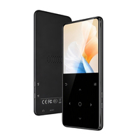Lecteur MP3 Kosher avec écran 2,4'' en aluminium CNC Q05 avec Bluetooth et haut-parleur