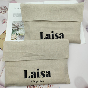 Bolsas de Yute Rústicas Ecológicas Pequeñas con Cierre de Cordón, Empaque con Logotipo Personalizado - Product Image 4