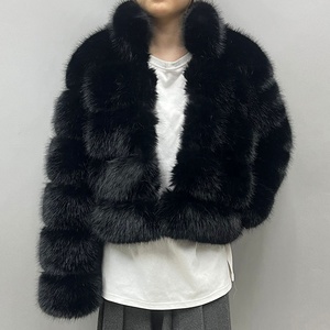 Col montant femmes fausse fourrure veste nouvelle venue moelleux femmes hiver fausse fourrure manteau - Product Image 2