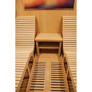 <span class=keywords><strong>Sauna</strong></span> <span class=keywords><strong>mobile</strong></span> de luxe pour 2 personnes, faible EMF, <span class=keywords><strong>sauna</strong></span> infrarouge lointain intérieur avec chaise longue - Product Image 5