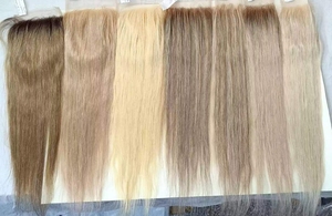 Sistema de Integração de Cabelo Humano Cru de Alta Densidade 5x5 5x6 6x6 com Fechamento de Renda HD para Mulheres Brancas - Product Image 6