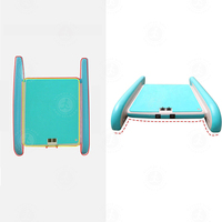 Plate-forme d'eau portable pour l'extérieur Quai flottant gonflable Tapis flottant océanique Aucune surface glissante pour la plage Piscine Lac Pêche