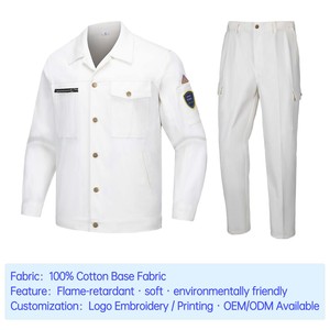 Tùy chỉnh La chứng nhận chống cháy quần áo làm việc cháy bỏng phòng chống thợ mỏ mùa xuân mùa thu làm việc bảo vệ nhà máy quần áo - Product Image 3