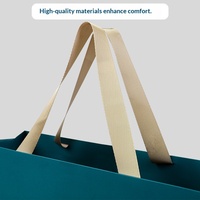 Sac cadeau haut de gamme épaissi, sac fourre-tout pour vêtements, sac de shopping simple et élégant, emballage personnalisable pour boîte à chaussures, impression offset