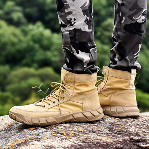 Large Size Autumn and Winter New Couple <b>Boots</b> with Lace up Tall Men's <b>Boots</b> , Durable Hiking Shoes - Product Image 4